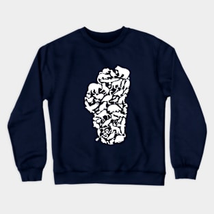 Lake Tahoe Creatures White Crewneck Sweatshirt